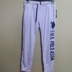 U.S. Polo Assn. Womans Lavender Joggers Size Large